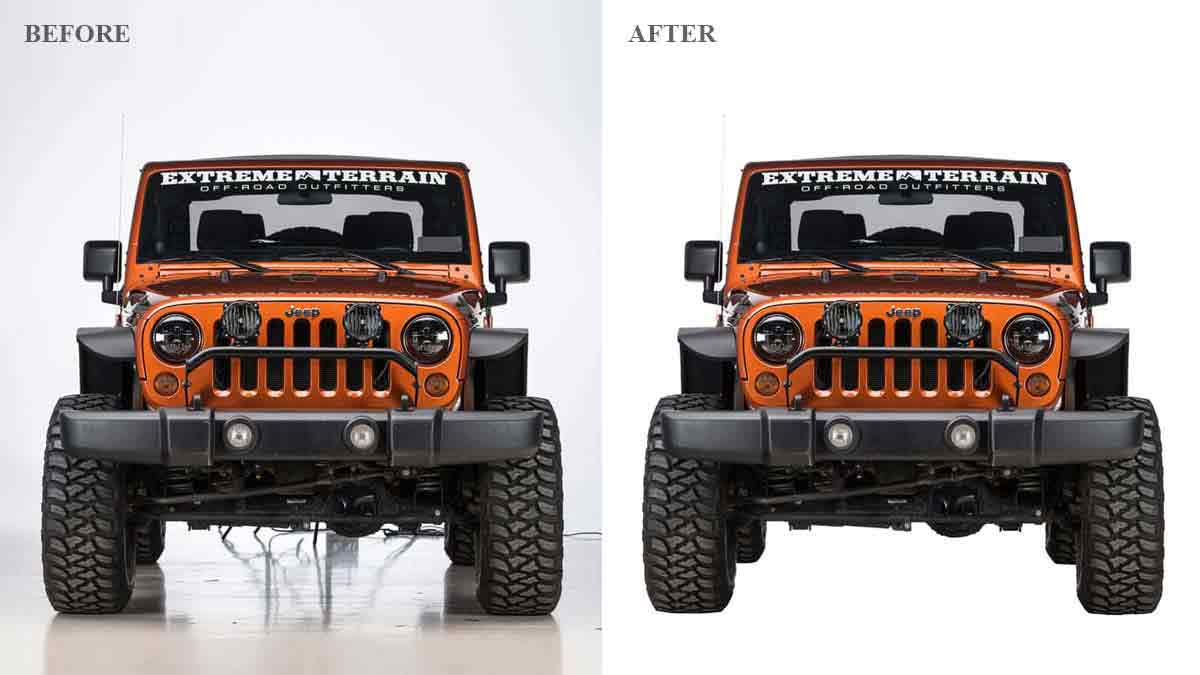 Car Photography Retouching - Before/After