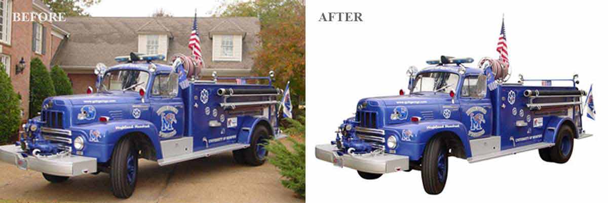 Vehicle Photo Editing Services - Before/After