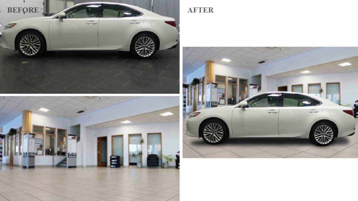 Automobile Image Editing Services - Before/After