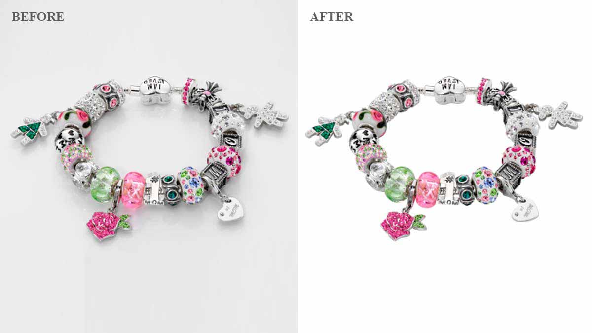 Bracelet Photo Retouching - Before/After