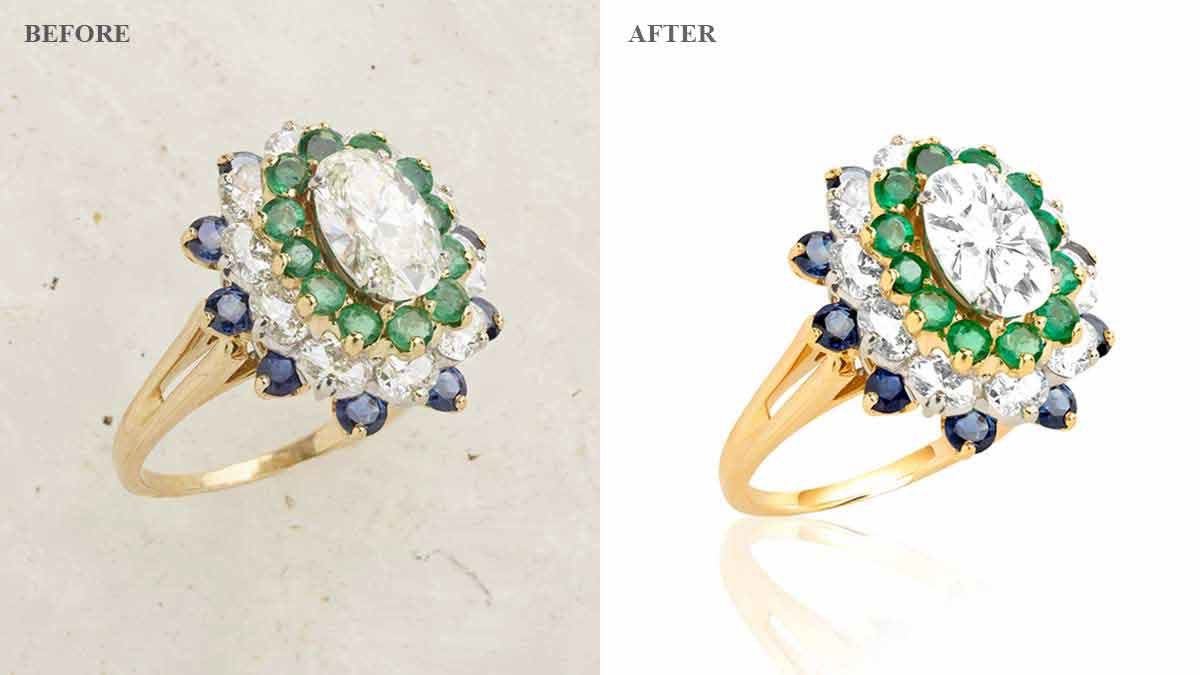Ring Photo Retouching - Before/After