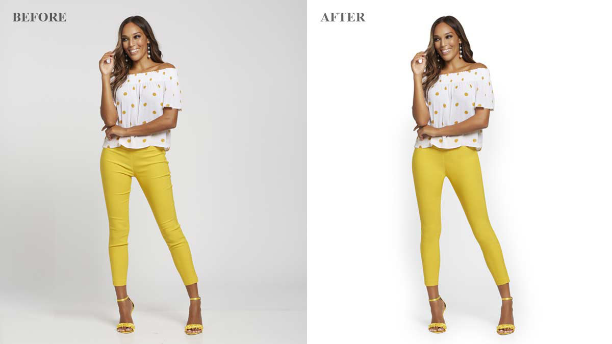 Fashion Clothing Retouching - Before/After