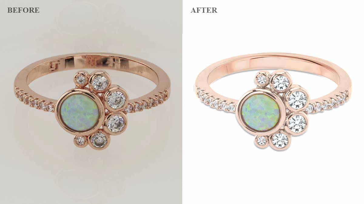 Ring Image Retouching - Before/After