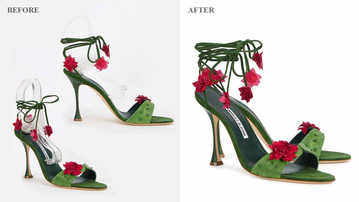 Footwear Photo Retouching - Before/After