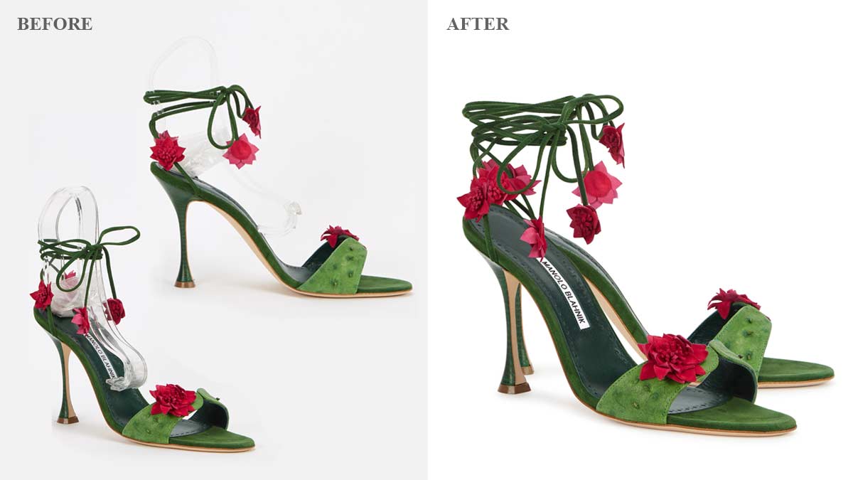 Footwear Photo Retouching - Before/After