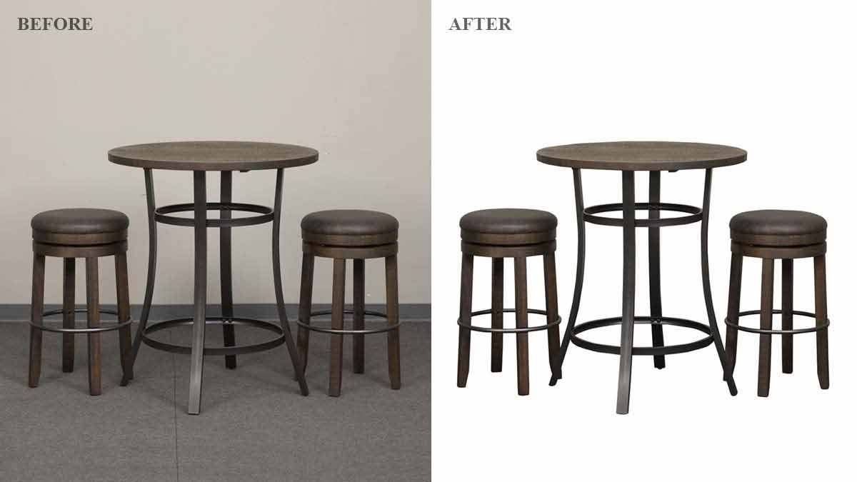 Furniture Photo Retouching - Before/After