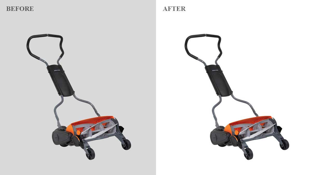 Garden Products Image Editing - Before/After