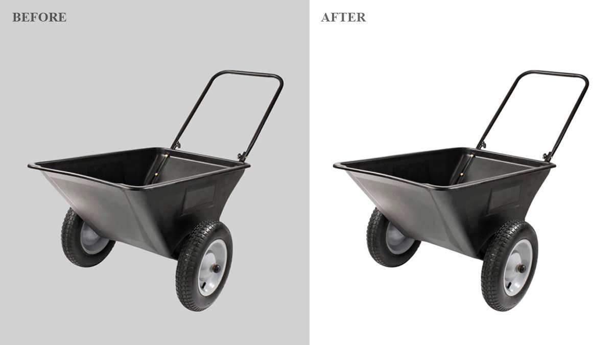 Garden Products Photo Retouching - Before/After