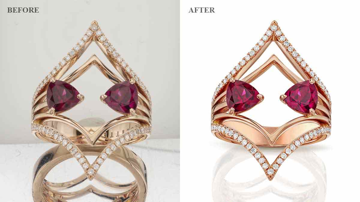 Ring Photo Retouching - Before/After