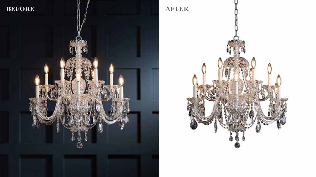 Lighting Products Photo Retouching - Before/After