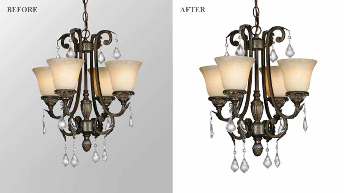 Lighting Products Photo Retouching - Before/After