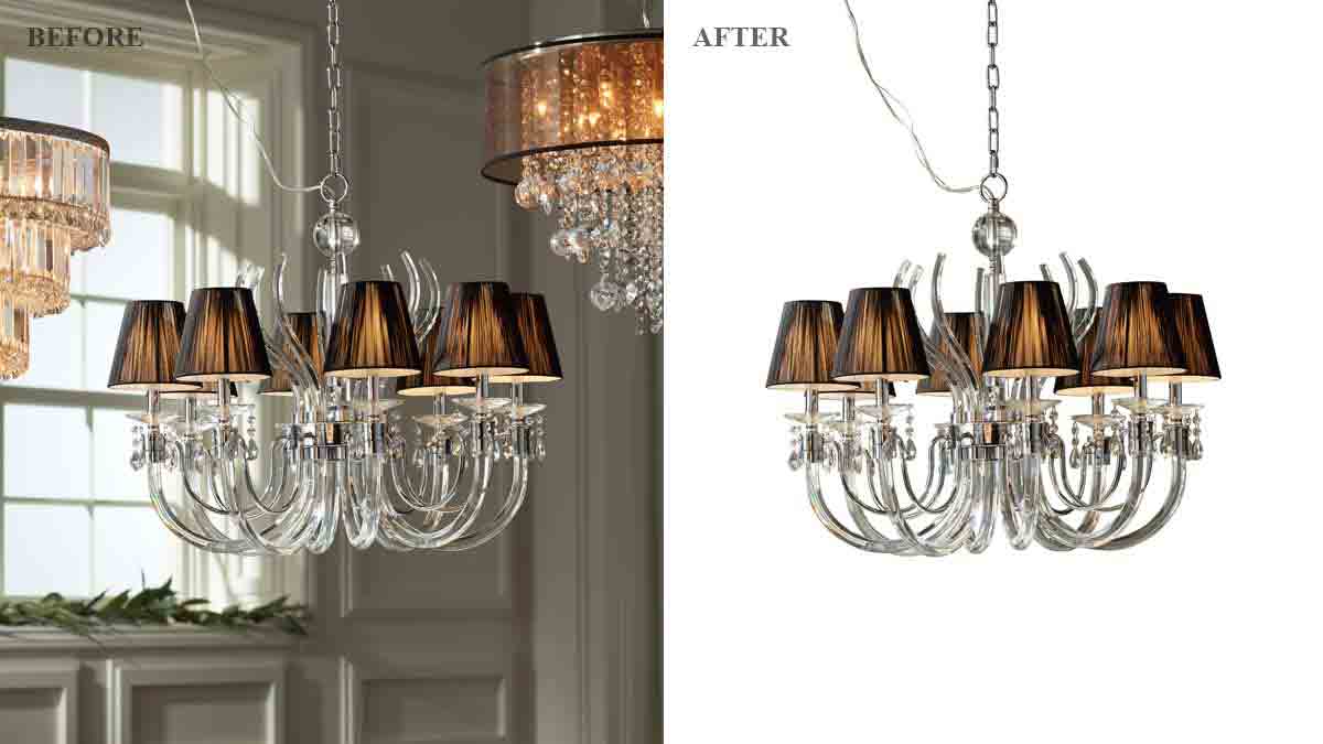 Lighting Products Photo Retouching - Before/After