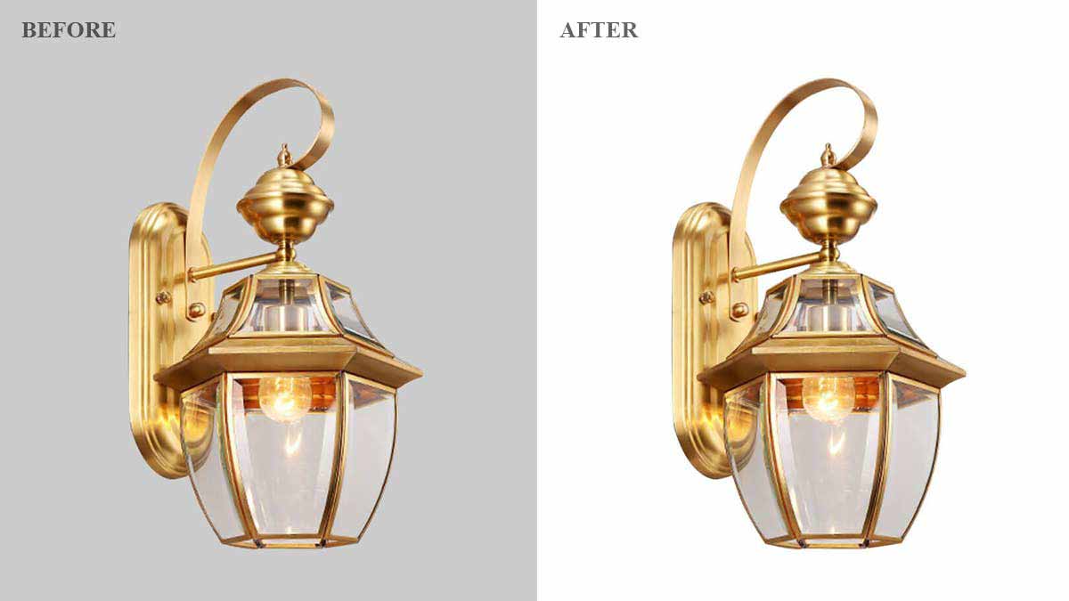 Lighting Products Images Retouching - Before/After