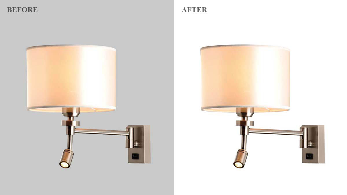 Lighting Products Photo Retouching - Before/After