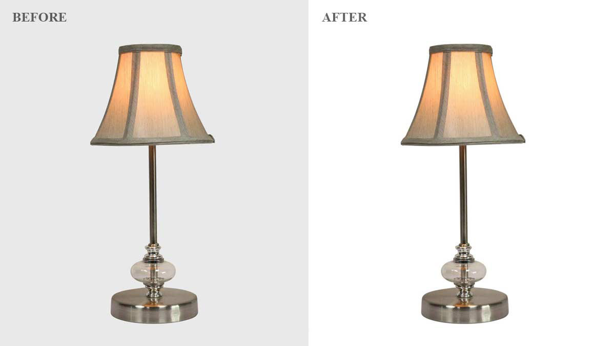 Lighting Products Photo Retouching - Before/After